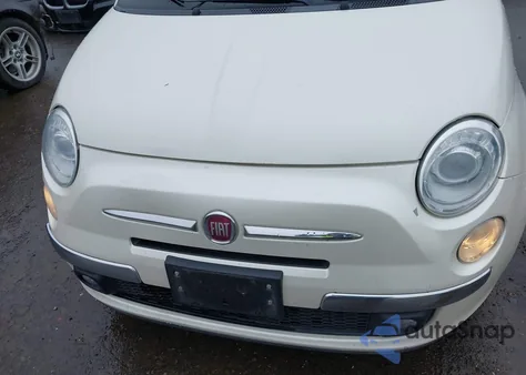 2012 Fiat 500C Lounge z USA, uszkodzony, nr VIN 3C3CFFER8CT330504